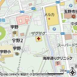 株式会社ザグザグ　宇野店周辺の地図