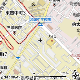 サンライズマンション和泉府中弐番館周辺の地図