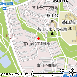 大阪府堺市南区茶山台2丁周辺の地図