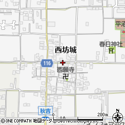 奈良県大和高田市西坊城194周辺の地図
