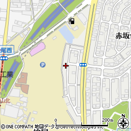 赤坂台分５丁市公社住宅　集会所周辺の地図