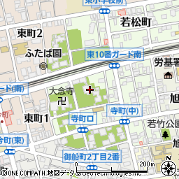 広島県福山市寺町4周辺の地図