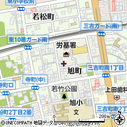 広島県福山市旭町1-33周辺の地図