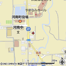 大阪府南河内郡河南町白木1282周辺の地図