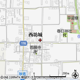 奈良県大和高田市西坊城176-2周辺の地図