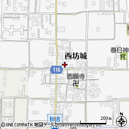 奈良県大和高田市西坊城183-2周辺の地図