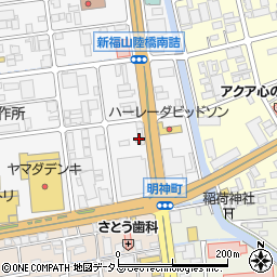トヨタレンタリース広島福山東店周辺の地図