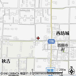 奈良県大和高田市西坊城451-5周辺の地図