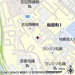 大阪岡崎運輸周辺の地図