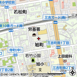 広島県福山市旭町1-29周辺の地図