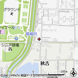 奈良県大和高田市西坊城343-5周辺の地図