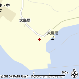 萩市在宅介護支援センター　おおしま周辺の地図