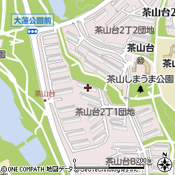 大阪府堺市南区茶山台2丁1-16周辺の地図