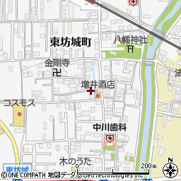 奈良県橿原市東坊城町887周辺の地図