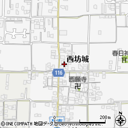 奈良県大和高田市西坊城183-1周辺の地図