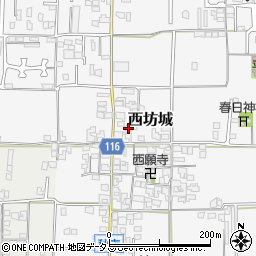 奈良県大和高田市西坊城183-9周辺の地図
