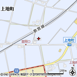 三重県伊勢市上地町4357周辺の地図