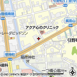 株式会社田邊車輌商会　引野営業所周辺の地図