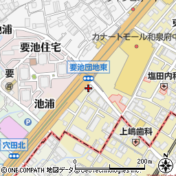 大阪信用金庫和泉支店周辺の地図