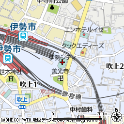 伊勢シティホテル周辺の地図