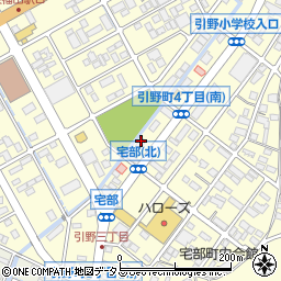 大市 引野店周辺の地図