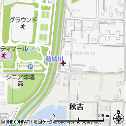 奈良県大和高田市西坊城502-3周辺の地図