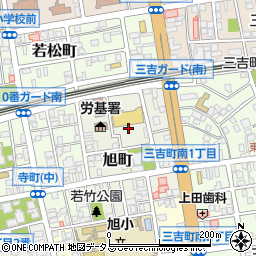 広島県福山市旭町周辺の地図