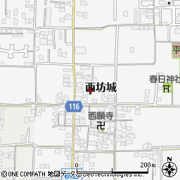奈良県大和高田市西坊城180-5周辺の地図