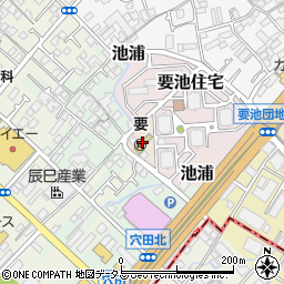 泉大津市立　要保育所周辺の地図
