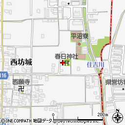 奈良県大和高田市西坊城57-5周辺の地図