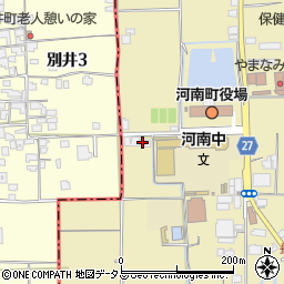 大阪府南河内郡河南町白木1302-10周辺の地図