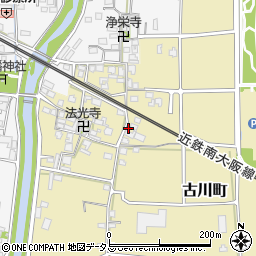 奈良県橿原市古川町204周辺の地図