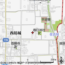 奈良県大和高田市西坊城57-19周辺の地図