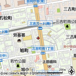広島県福山市旭町2-11周辺の地図