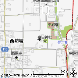 奈良県大和高田市西坊城57-22周辺の地図