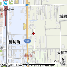 奈良県橿原市城殿町389周辺の地図