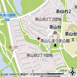 大阪府堺市南区茶山台2丁1-21周辺の地図