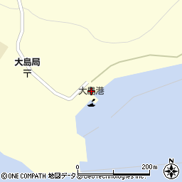 萩市国民健康保険大島診療所周辺の地図