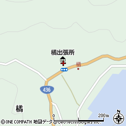 小豆島町役場　橘公民館・橘会館・橘出張所周辺の地図