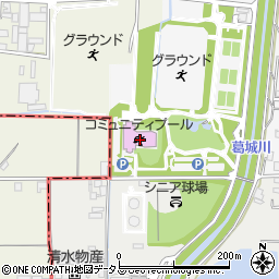 奈良県大和高田市西坊城414周辺の地図
