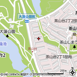 大阪府堺市南区茶山台2丁1-4周辺の地図