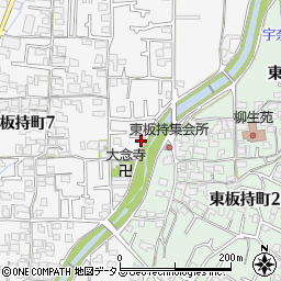 富田林警察署板持交番周辺の地図
