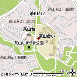 大阪府堺市南区茶山台周辺の地図