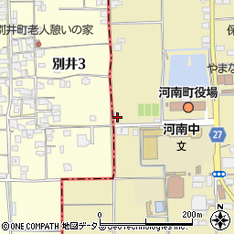 大阪府南河内郡河南町白木1305周辺の地図