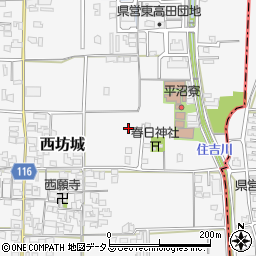 奈良県大和高田市西坊城57-18周辺の地図