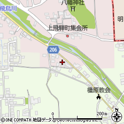 奈良県橿原市上飛騨町178周辺の地図