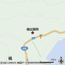 小豆島町橘出張所周辺の地図