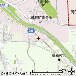 奈良県橿原市上飛騨町178-2周辺の地図