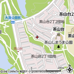 大阪府堺市南区茶山台2丁1-22周辺の地図