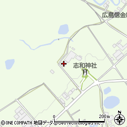 広島県東広島市志和町志和西10621-1周辺の地図